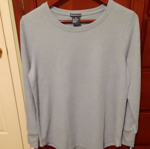 Architect,  womens long sleeve thermal shirt, XL, blue,NWT